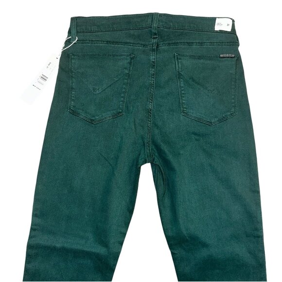 NWT Hudson Krista Super Skinny Jeans Womens 31 29 Stretch Pockets Green - Picture 6 of 8